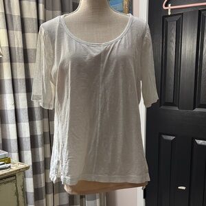 New Directions White Short Sleeve Tee